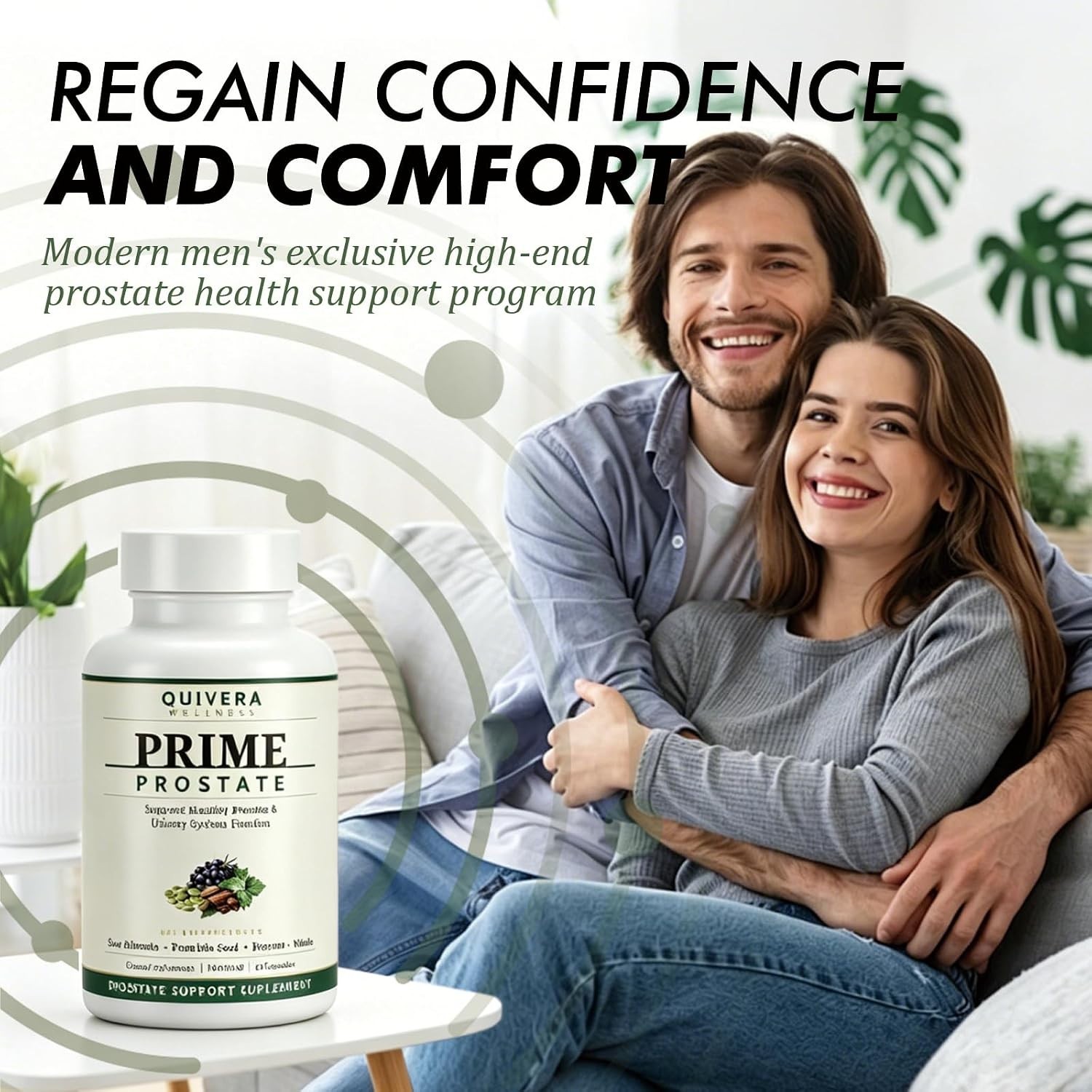 Prime Prostate Bladder Support Supplement for Men Pygeum Saw Palmetto Lycopene