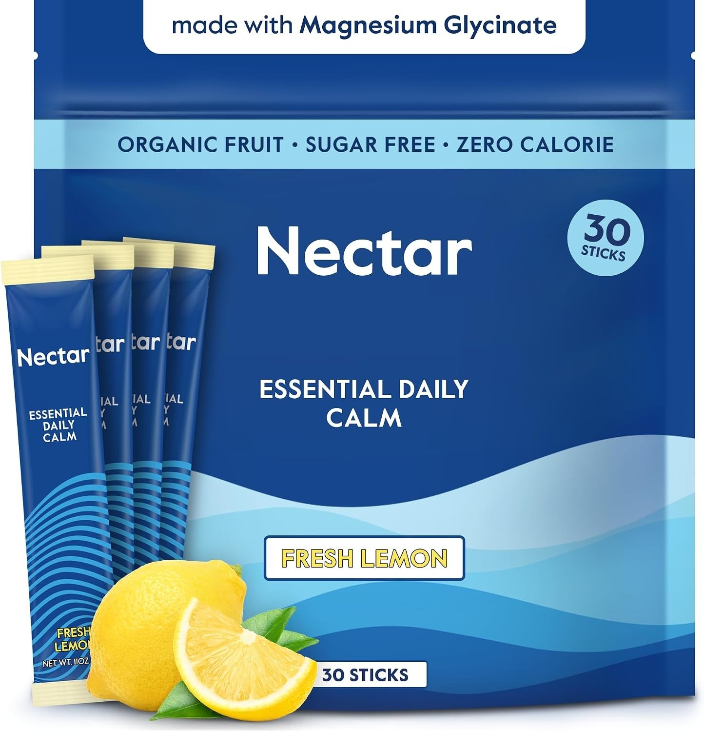 Nectar Hydration Packets – Essential Daily Calm – Fresh Lemon