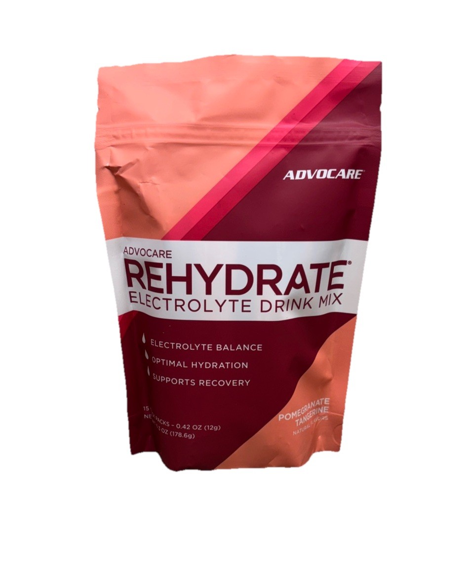 Advocare REHYDRATE Electrolyte Hydration Drink Mix 14 Pomegranate Tangerine New
