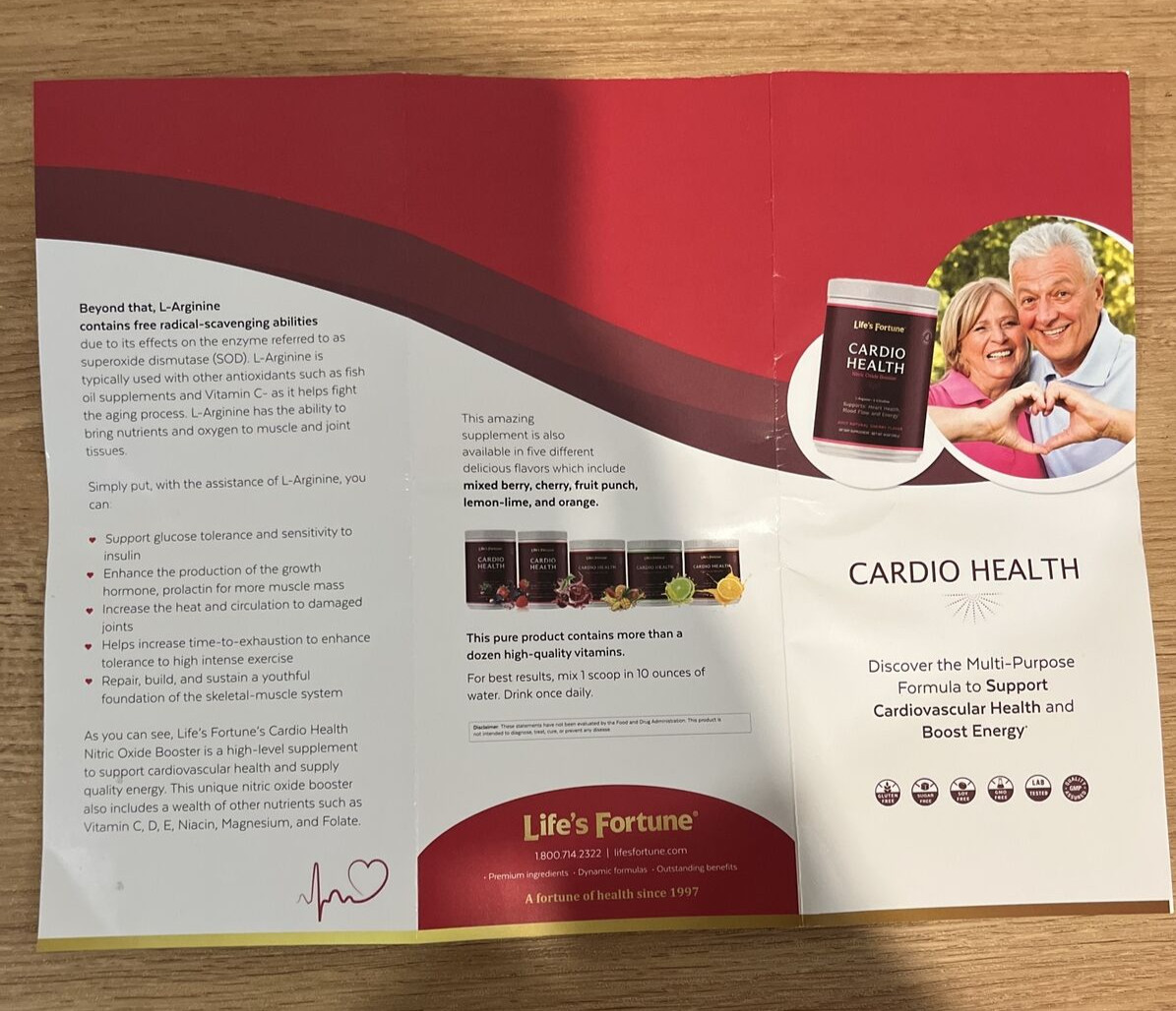 Life’s Fortune Cardio Health Supplements 7 Servings Mixed Flavors NEW