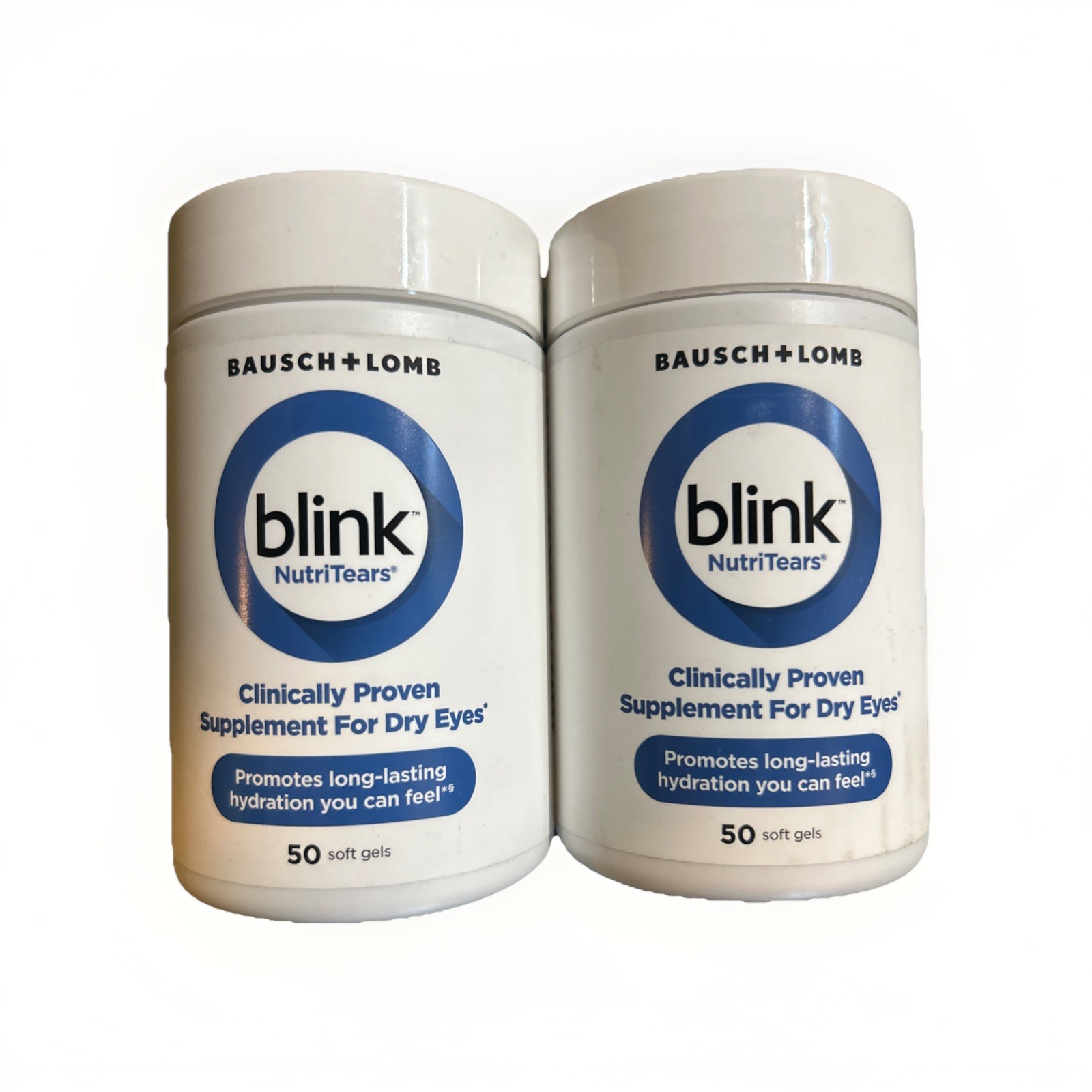 2 PACK Blink NutriTears Supplement for Dry Eyes Clinically Proven Exp 04/2026