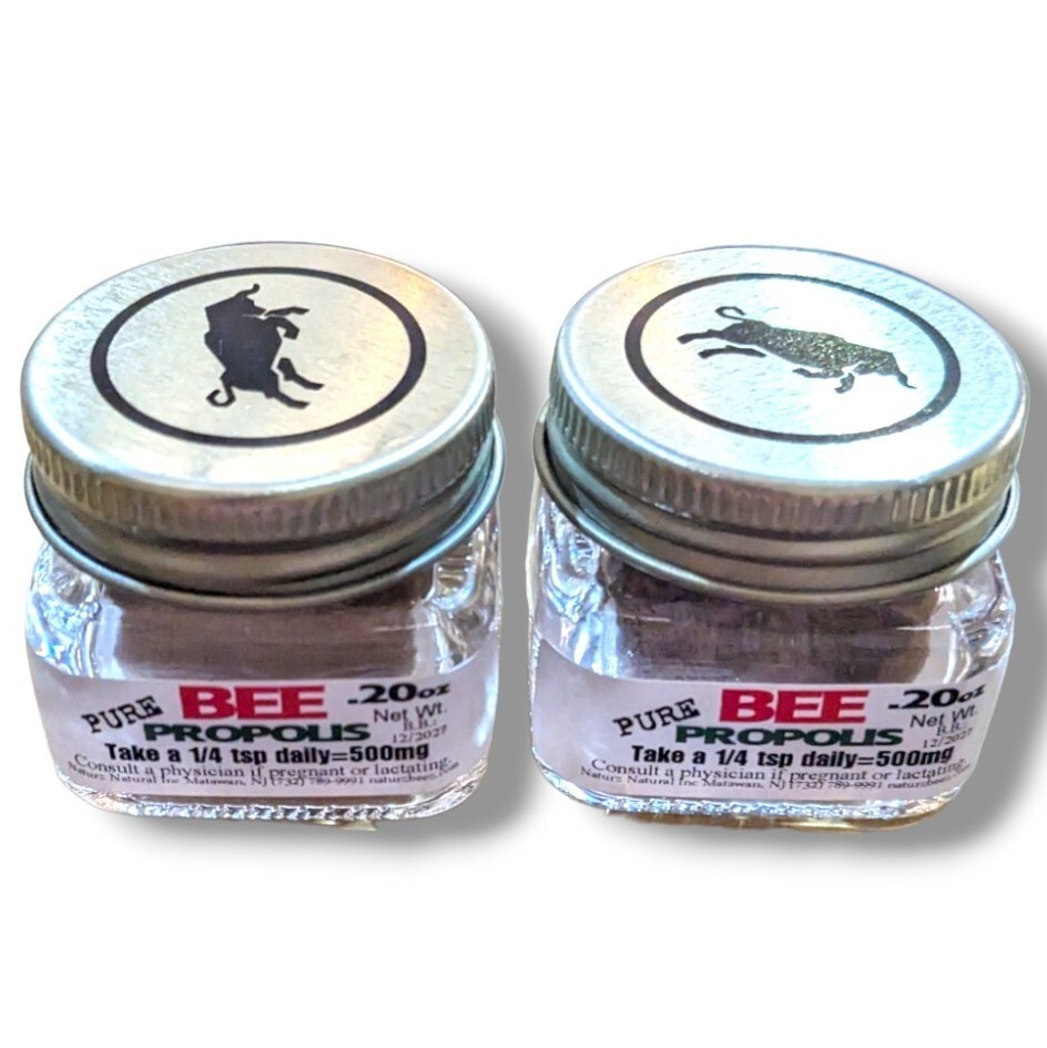 BEE PROPOLIS 2 Pack 0.20 oz ea Total 0.40 oz 11 g Travel Size 100% PURE PROPOLIS