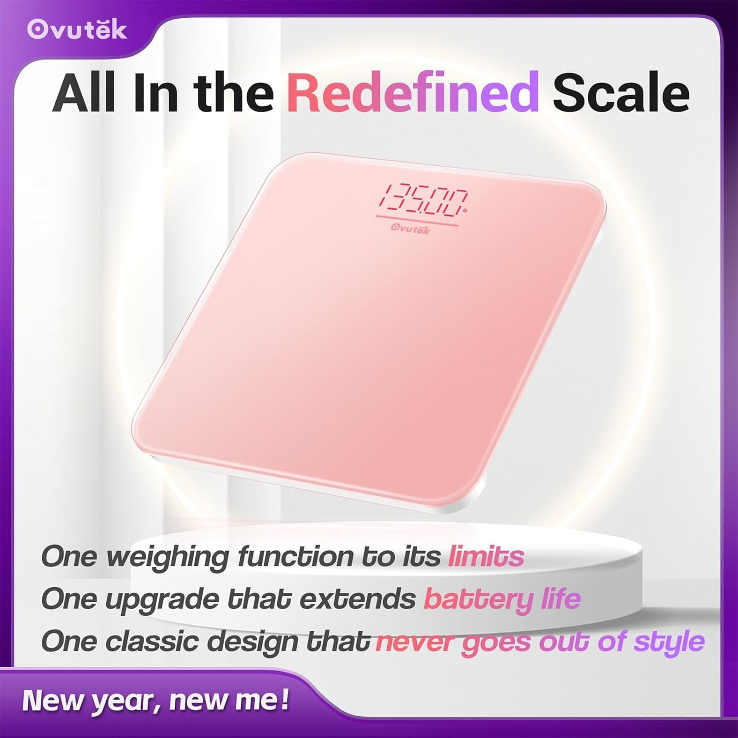 Bathroom Scale for Body Weight, Highly Accurate Digital Weighing Machine for Peo