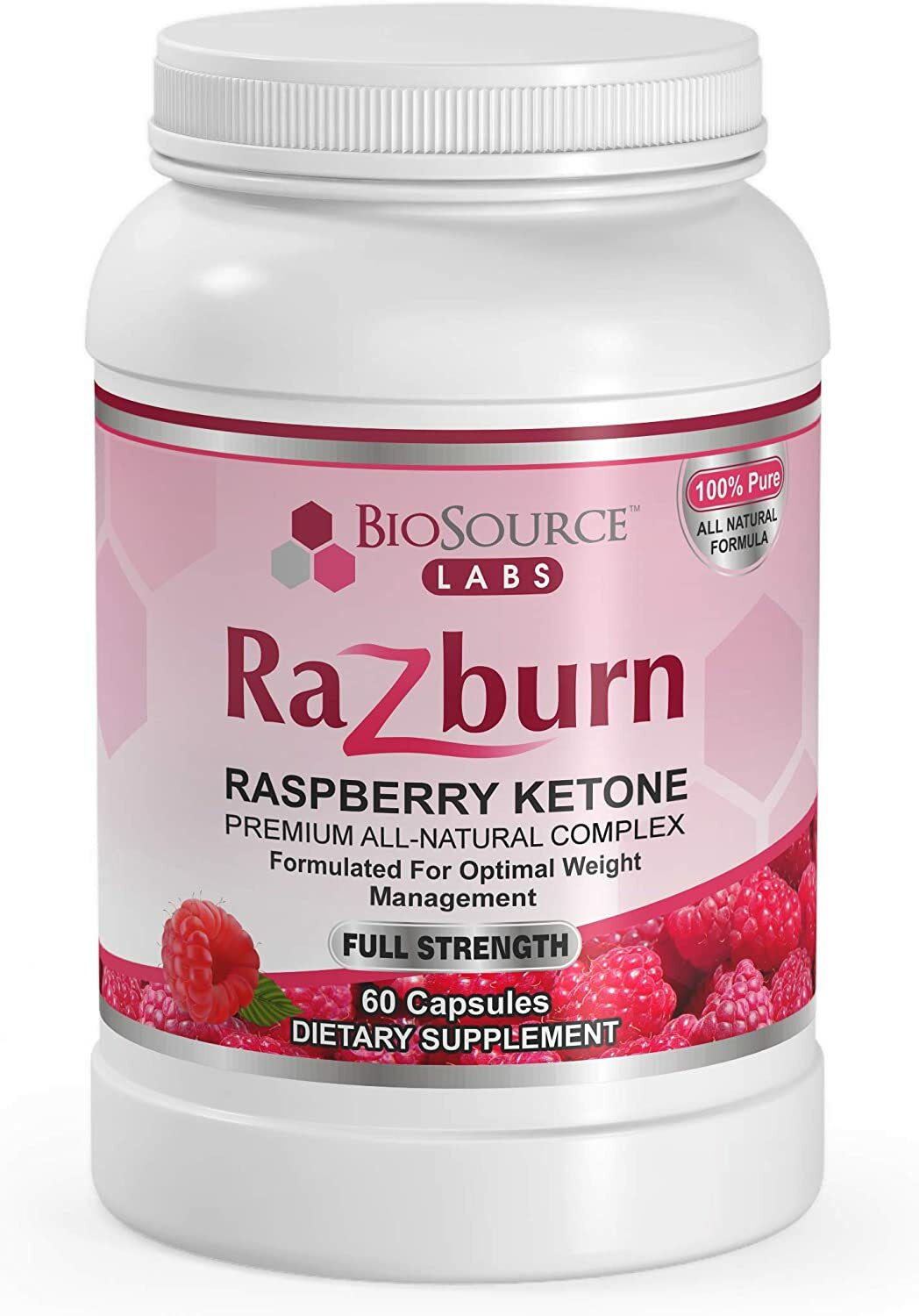 BioSource Labs Razburn – Natural Thermogenic Complex– 60 Vag Caps