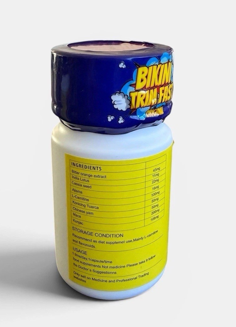 Bikini Trim Fast Day 30 Capsules Free Shipping One Bottle