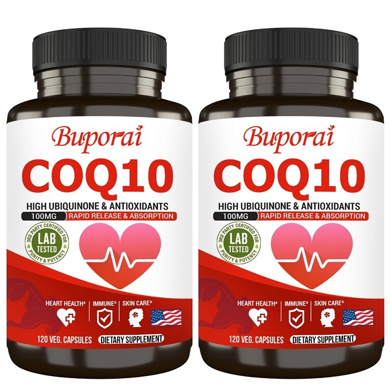 CoQ10 240pcs, Cellular Energy Production, Supports Heart and Blood Vessel Health