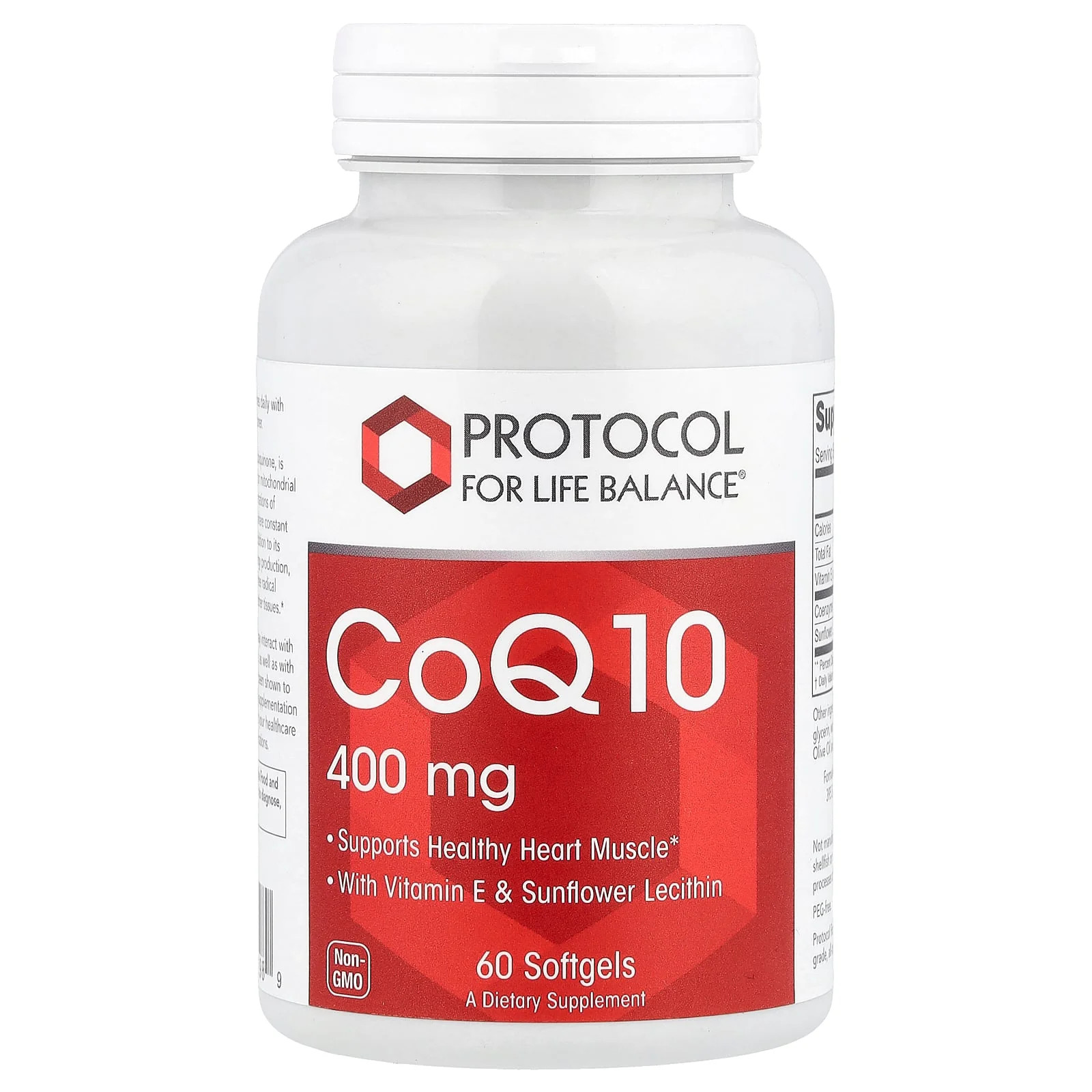 2 X Protocol for Life Balance, CoQ10, 400 mg, 60 Softgels