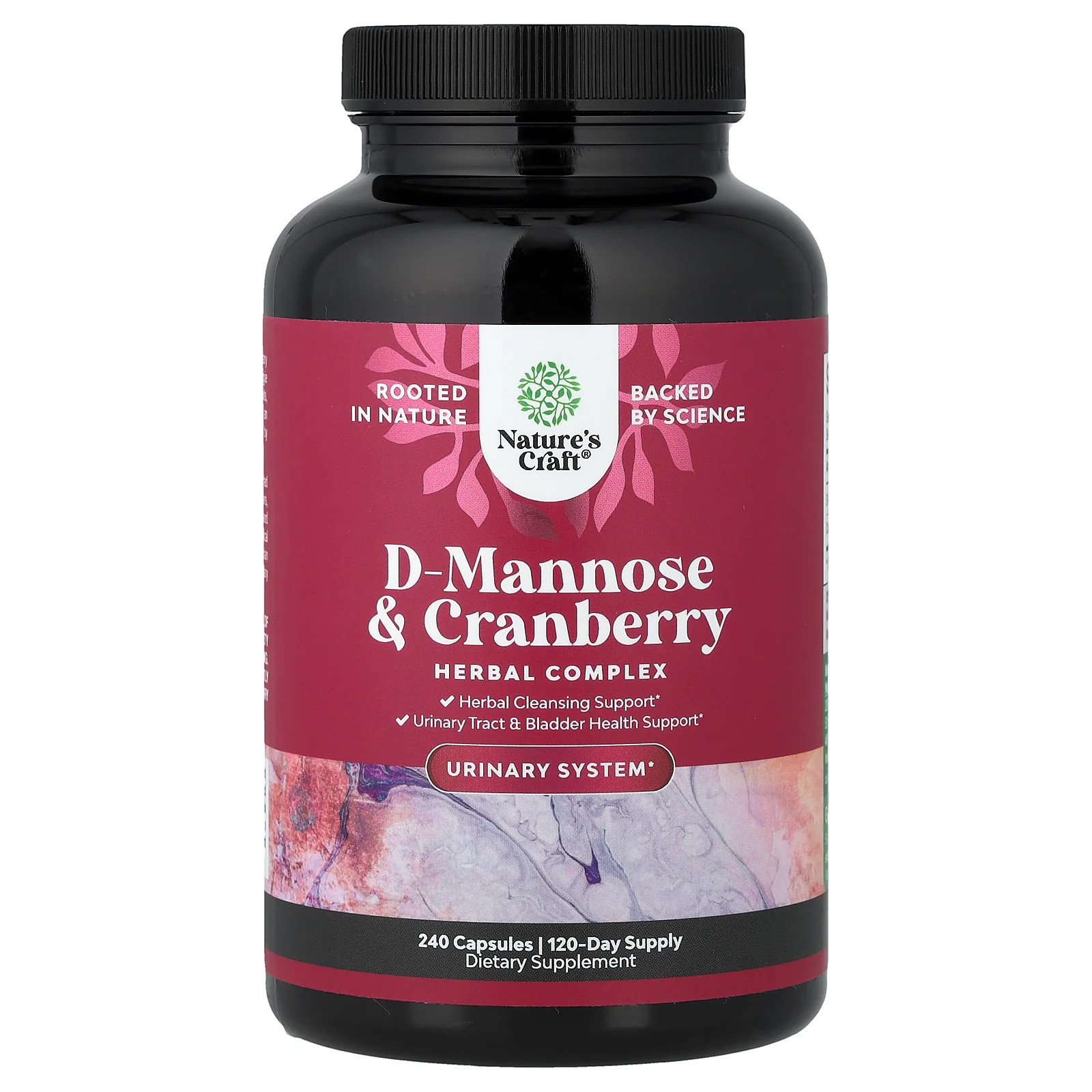 2 X Nature’s Craft, D-Mannose & Cranberry, 240 Capsules