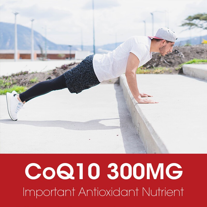 1-4 Packs CoQ 10 Coenzyme Q10 Softgel 300mg Cardiovascular Heart Health Capsules