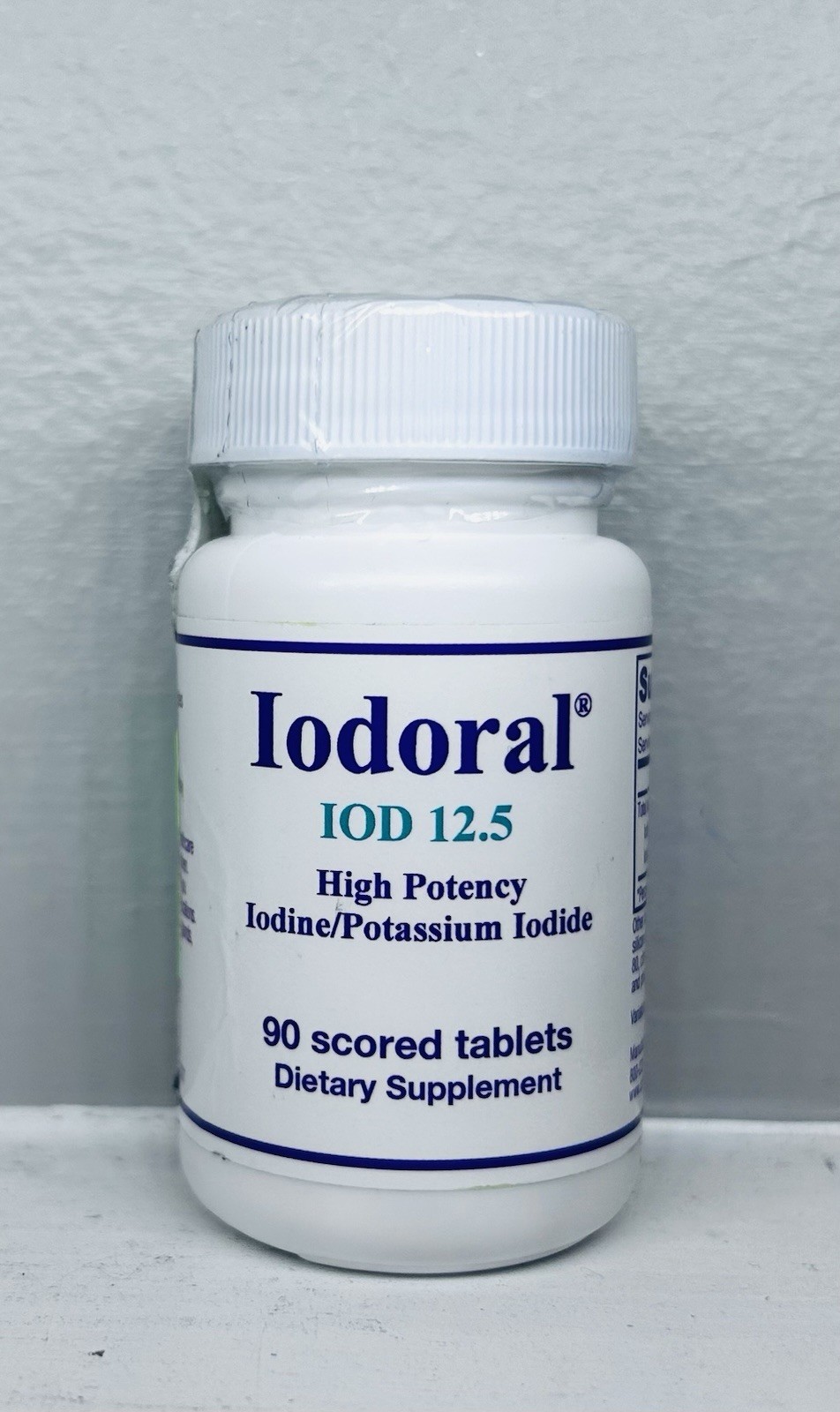 Iodoral IOD-12.5 High Potency Iodone – 90 Tablets Optimox 09/2027 – NEW
