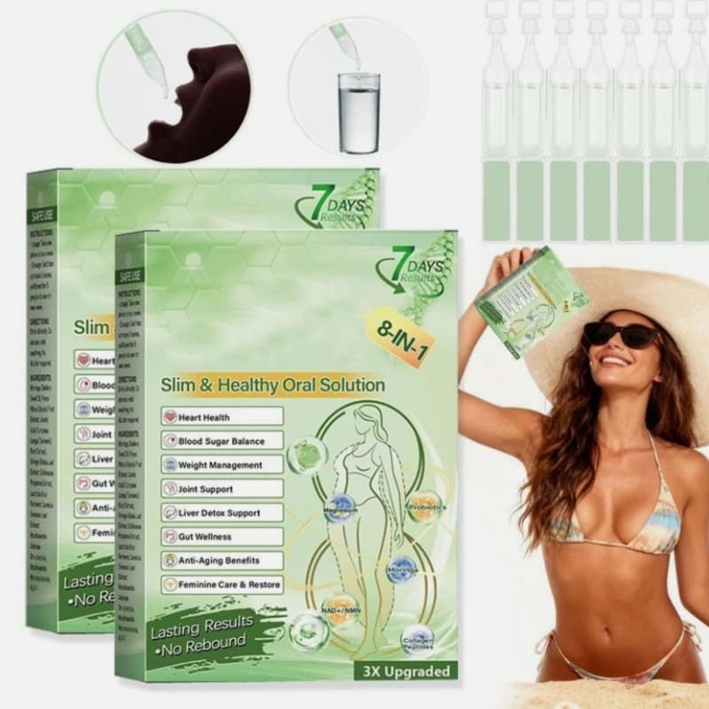 For Weight Loss Health Solution Upgrade 8-in-1 Oral Liquid & Sugar Blood Support