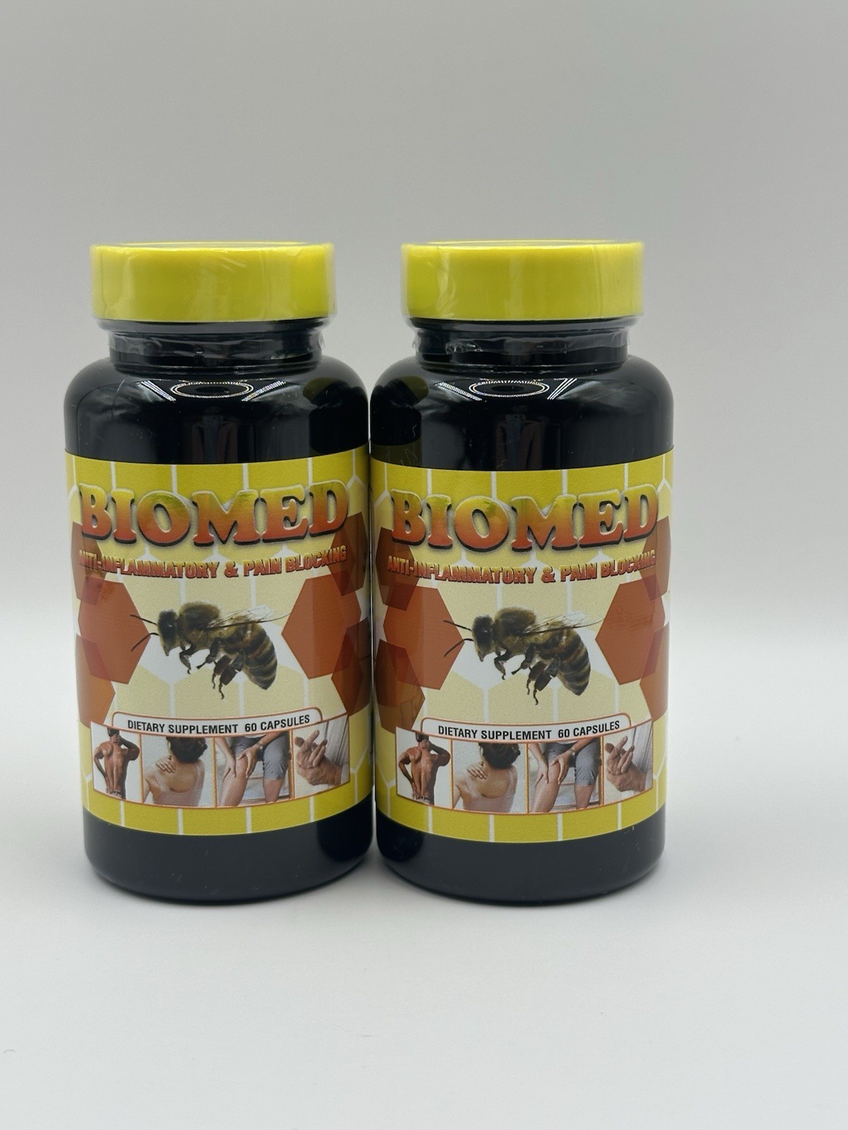 2 Biomed Arthritis Relief Anti-Inflammatory Bee Therapy Pain Muscle Joint Pills