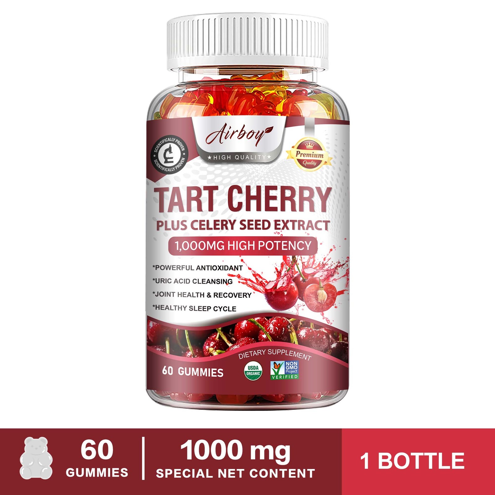 Tart Cherry – Antioxidant Rich Gout Arthritis Pain Relief,Mobility & Flexibility