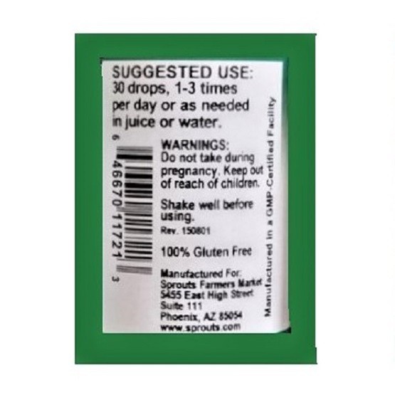 Sprouts Farmers Market Supplement Proprietary Blend, UT Support, 378 mg 1 oz