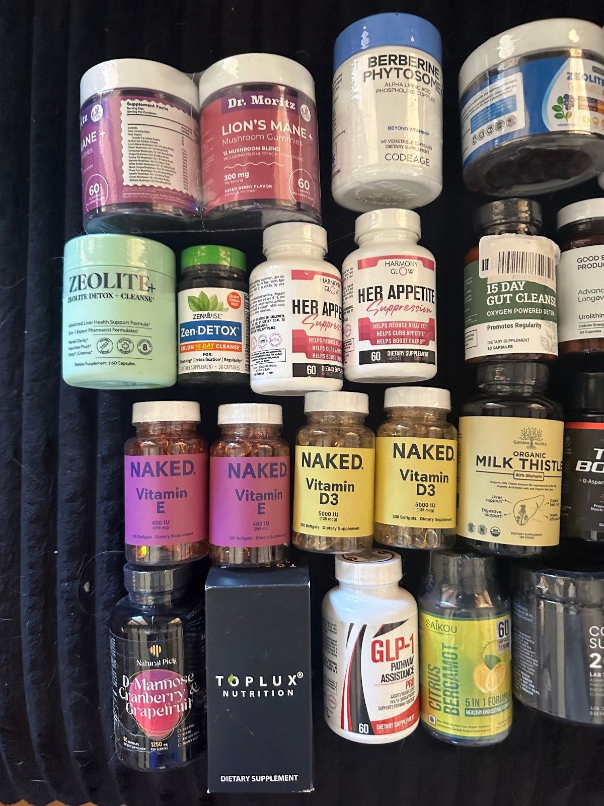 Huge Wholesale Lot Of 30 Vitamins & Supplements – exp 09/2026+- NEW/SEALED