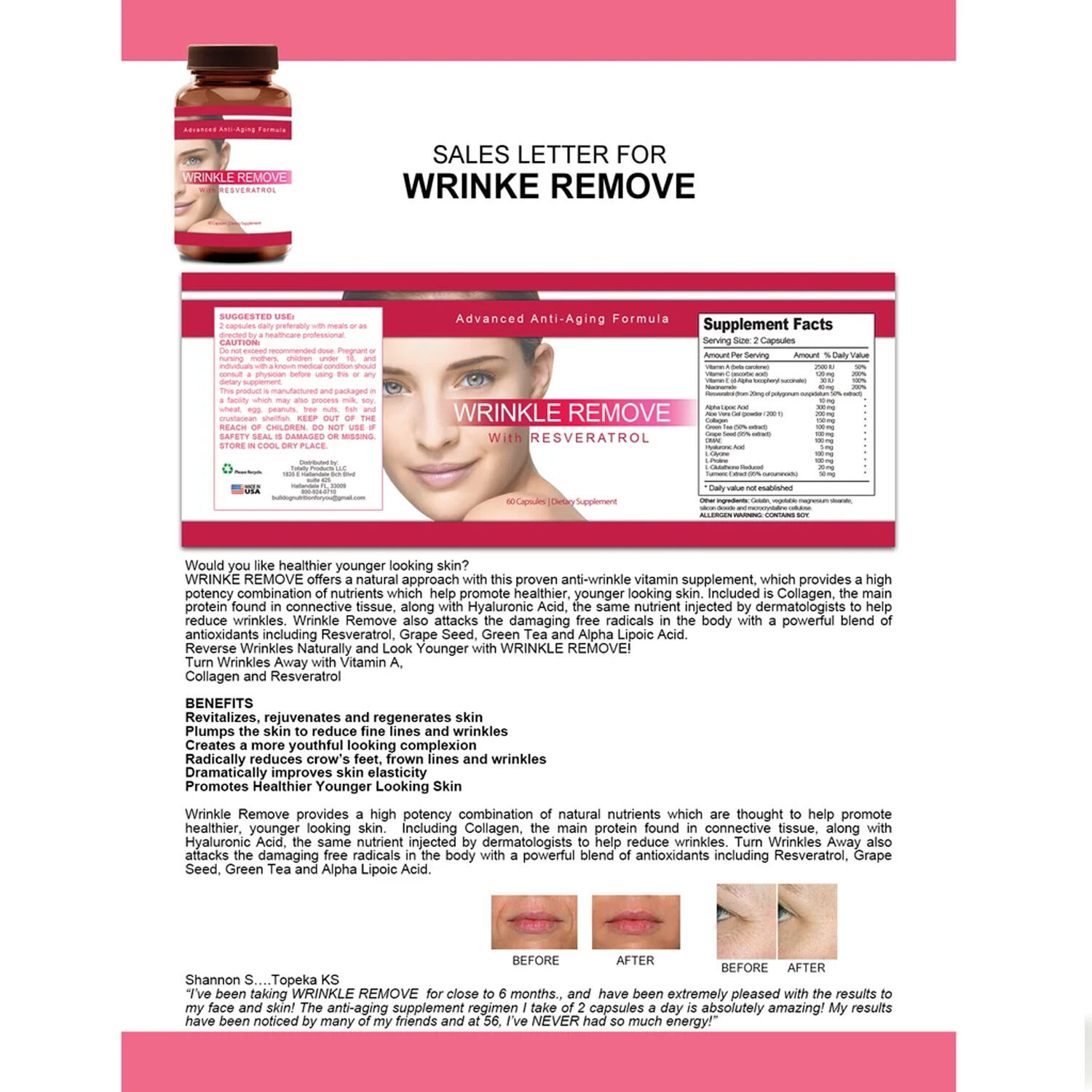 PHYTOCERAMIDES Anti Aging Wrinkle Remover Capsules Vitamins Multi Collagen Pills