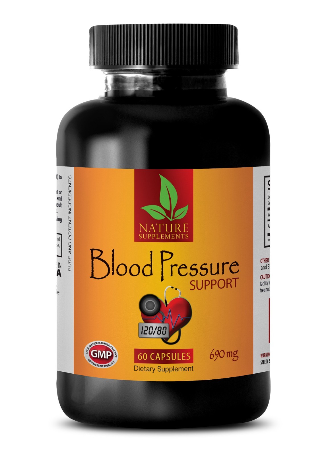 BLOOD PRESSURE SUPPORT – Cardiovascular Supplement – Health Heart Complex