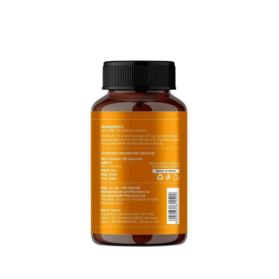 Turmeric Capsules | Boosts Immunity & Promotes Healthy Skin ( pack of 2) Y803