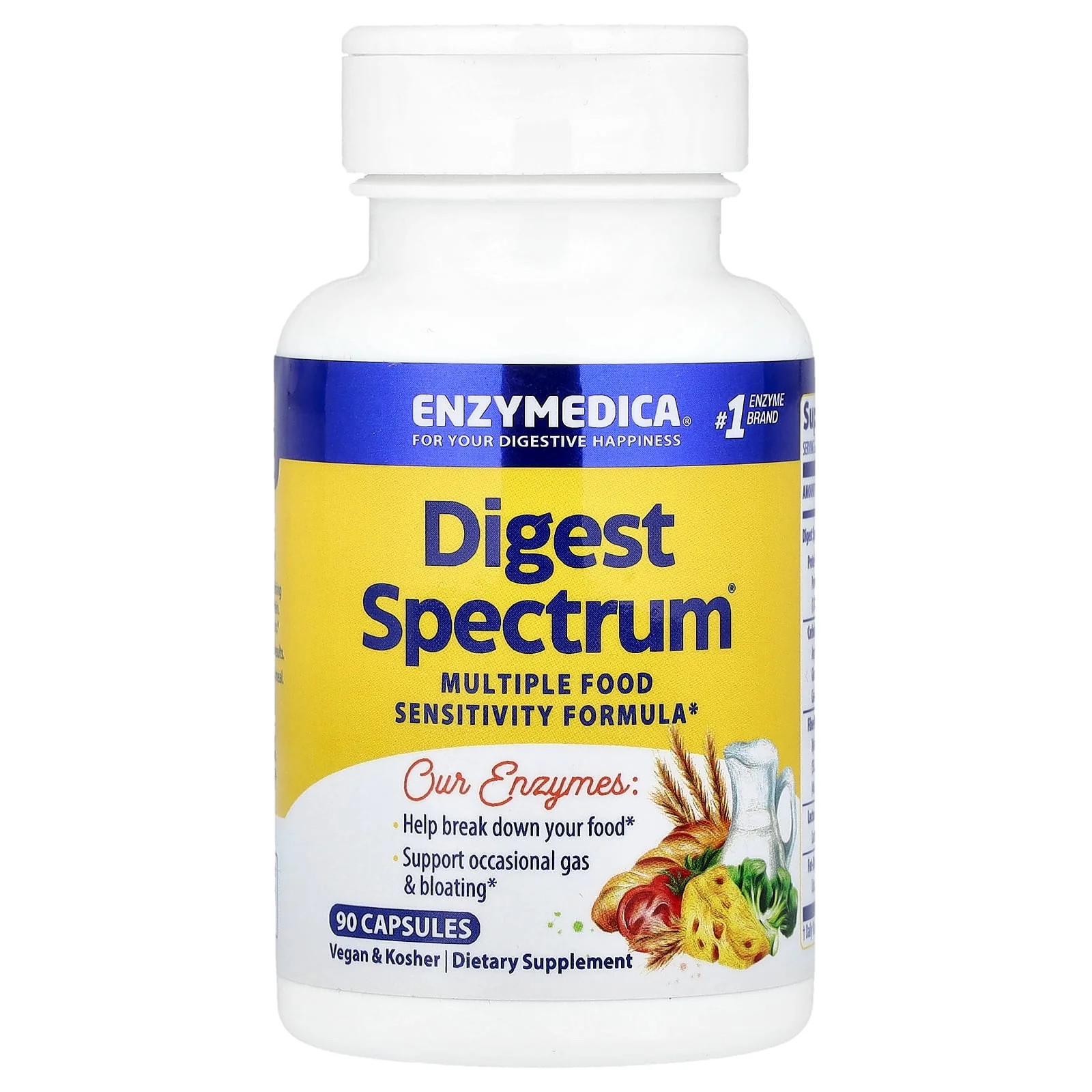 2 X Enzymedica, Digest Spectrum�, 90 Capsules