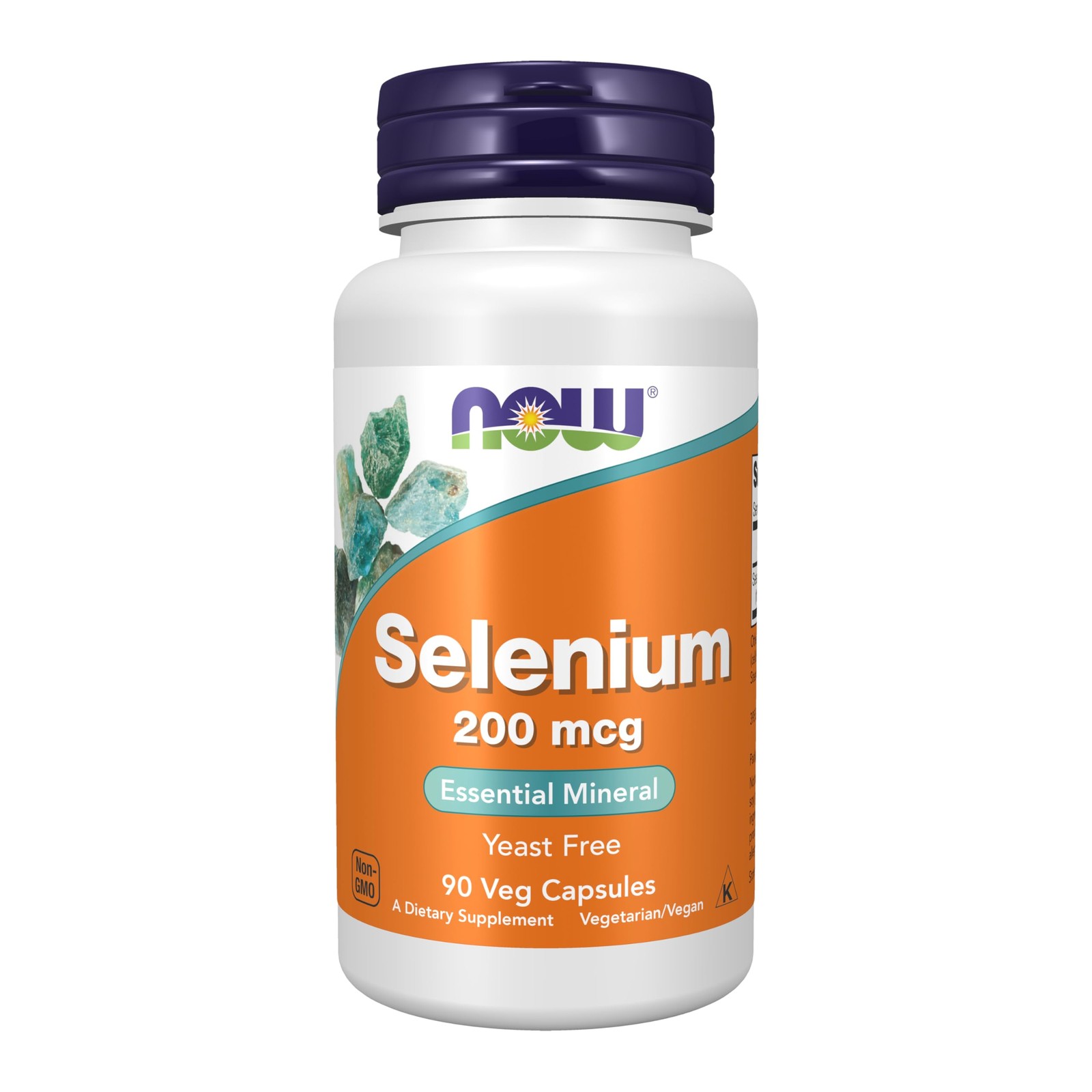 NOW Foods Supplements, Selenium 90 Count (Pack of 1), Cream W/Speckles