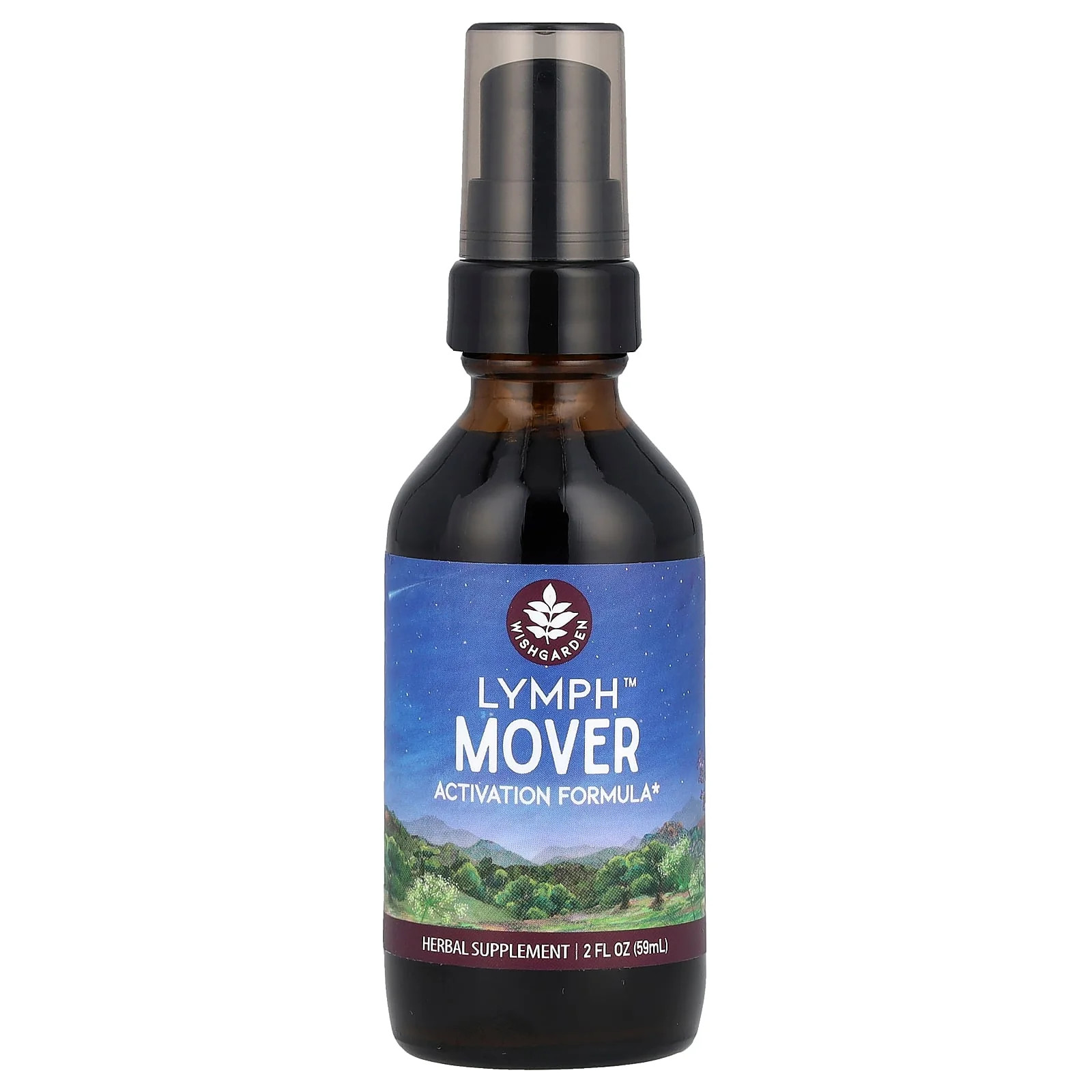 2 X WishGarden Herbs, Lymph� Mover Activation Formula, 2 fl oz (59 ml)