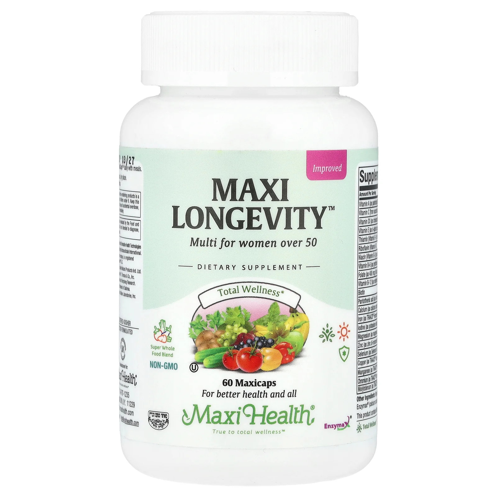 2 X Maxi Health, Maxi Longevity�, Multi For Women Over 50, 60 Maxicaps