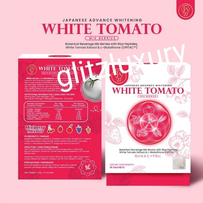Jaw white tomato Japanese advance whitening perfect Combo 👌👌