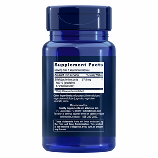Life Extension Daily Bowel Regularity Constipation Relief Digestive Health 30CAP