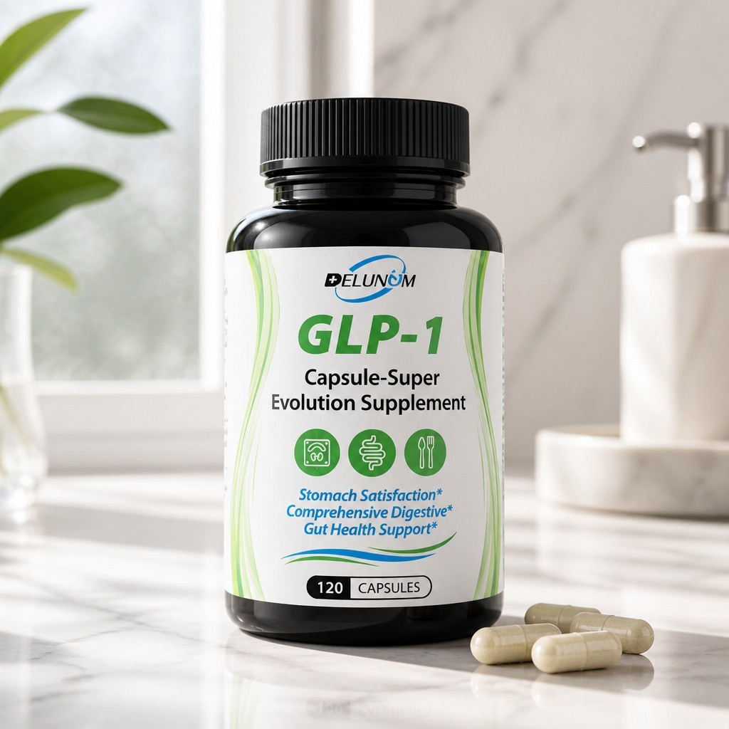 Delunom Supplement Gut Health Digestive Support Appetite Control 120 Caps