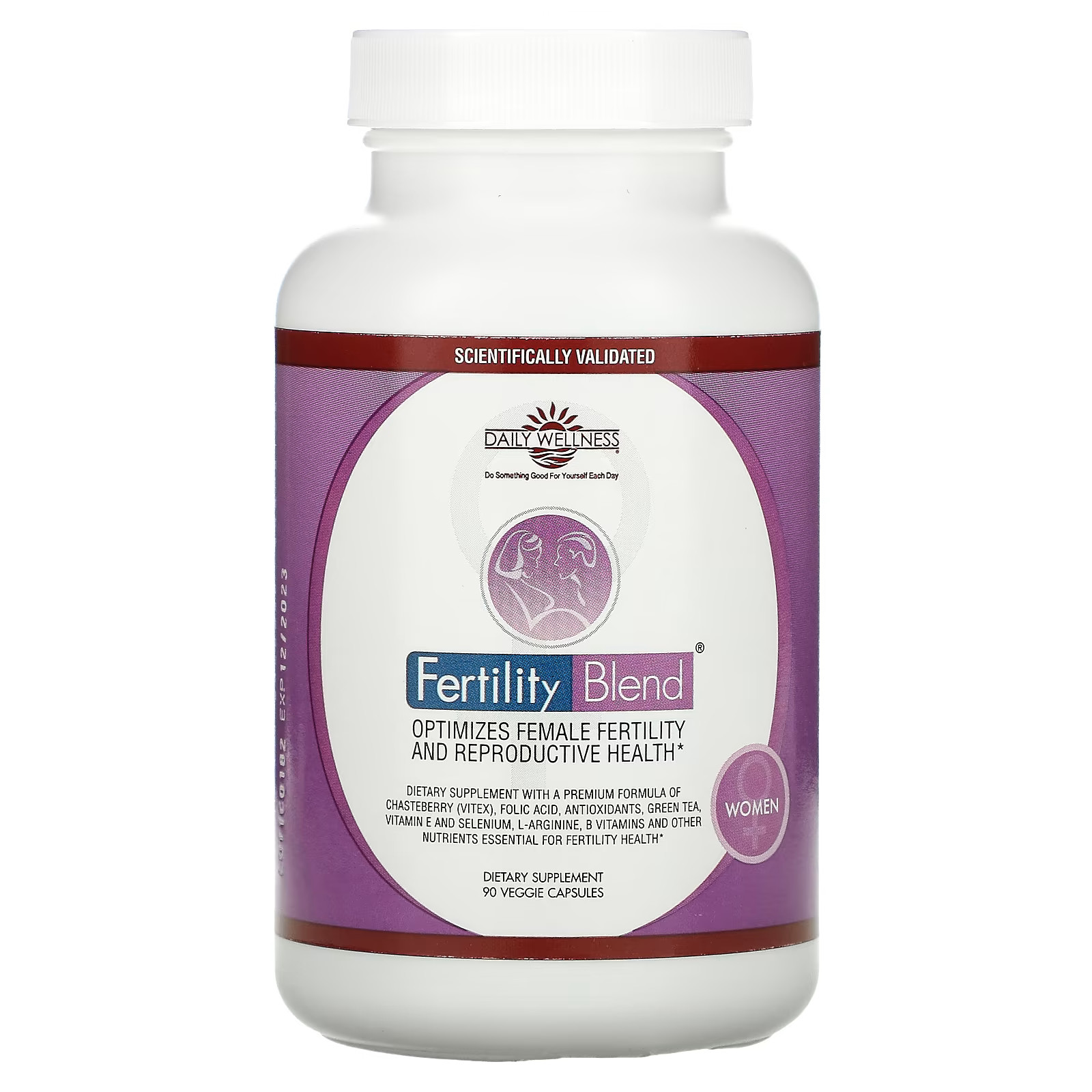 2 X Daily Wellness Company, Fertility Blend� for Women, 90 Veggie Capsules