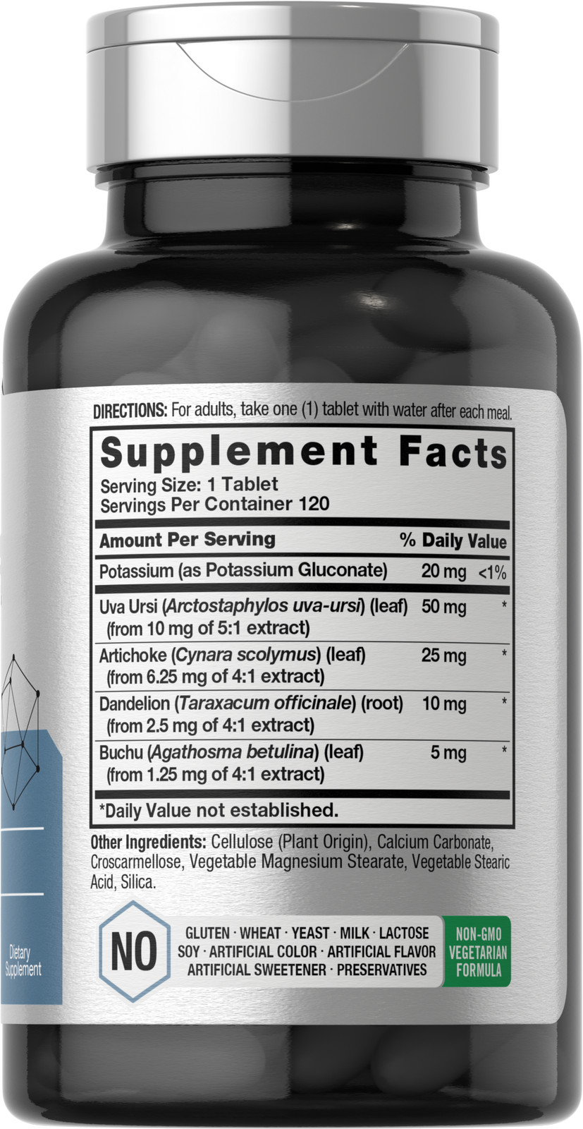 Water Pills | Super Strength | 120 Tablets | Vegetarian | Non-GMO | by Horbaach