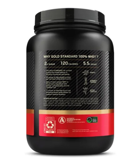 Optimum Nutrition Gold Standard 100% Whey Protein, Cinnamon Roll, 1.5 lb