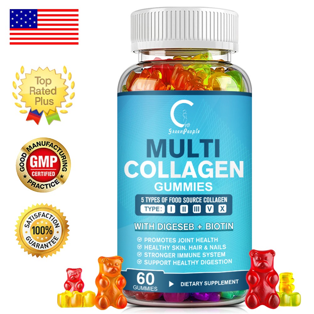 Collagen Vitamin Gummies for joint Hair Skin & Nails Premium Collagen Supplement