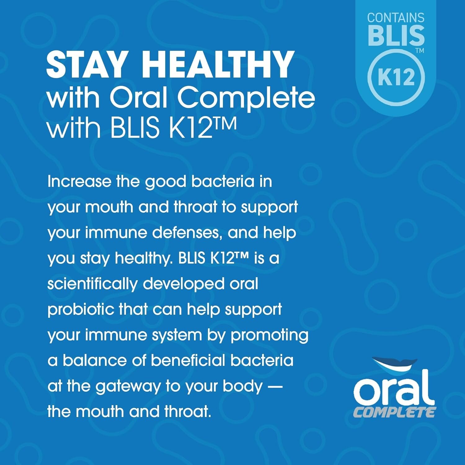 Oral Complete 11-in-1 Dental Probiotics Bad Breath Treatment Halitosis Tonsil