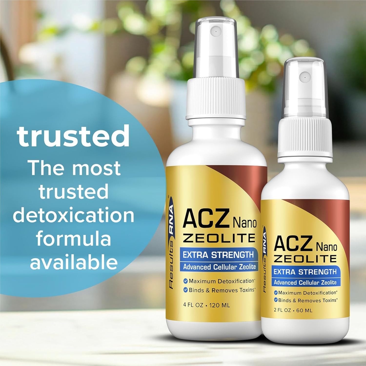 Results RNA ACZ Nano Zeolite Extra Strength Liquid Dietary Supplement – 4 fl oz