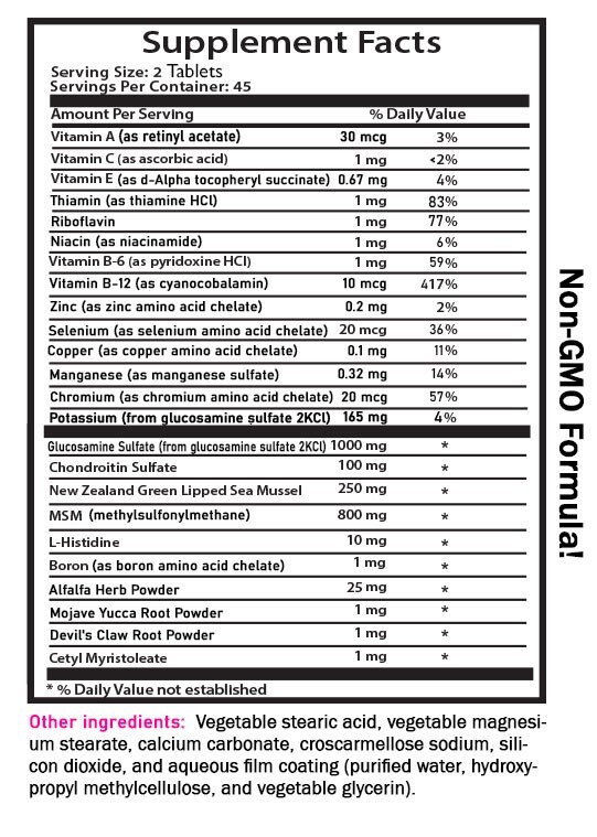 Nutrient Power – JOINT SUPPORT COMPLEX – Daily Mobility 2 Bottles