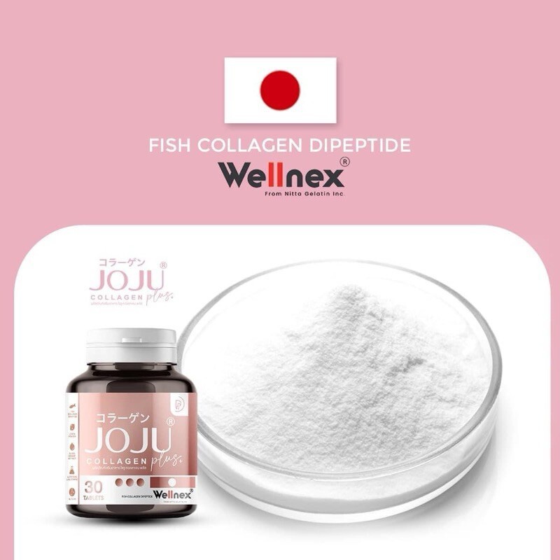 3x JOJU Collagen Plus Dipeptide Chewable Smooth Younger Skin Bright Anti-aging