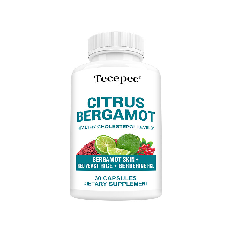 Citrus Bergamot Capsules Balance Healthy Cholesterol Levels Protect Heart Health