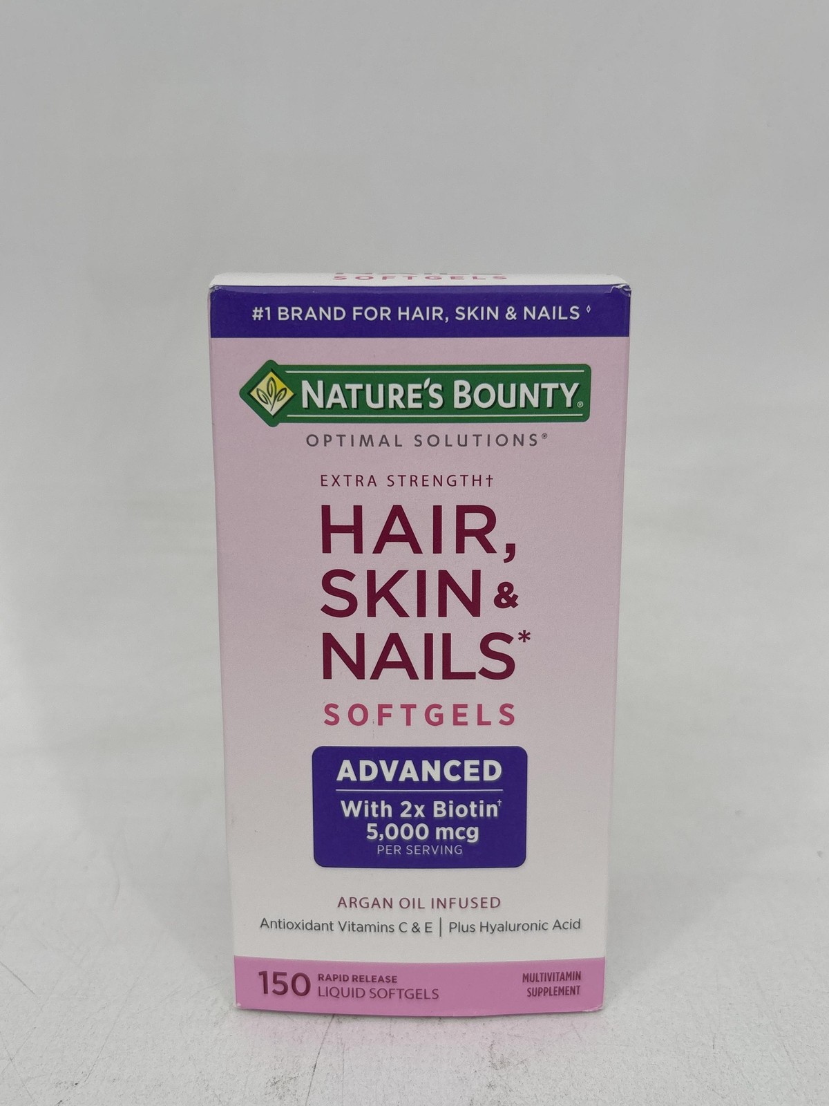 Nature’s Bounty Optimal Solutions Hair Skin & Nails Extra Strength Softgels