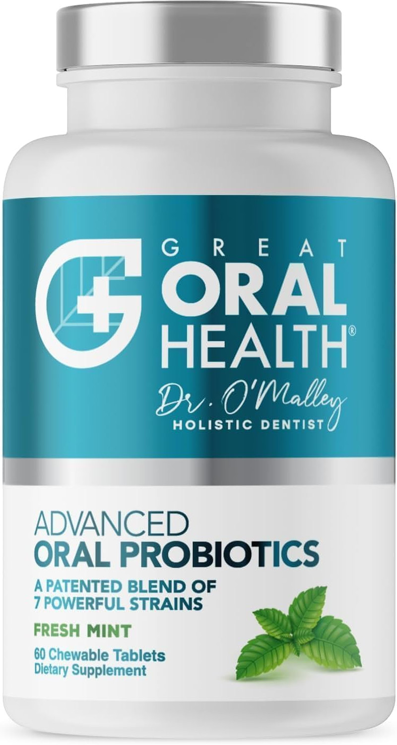 Oral Probiotics for Mouth Bad Breath Treatment for Adults; Dentist Formulated De