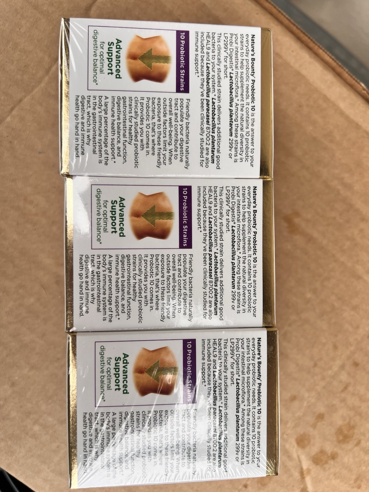 (3) Nature’s Bounty Ultra Strength Probiotic 10 ☆ 1 pill Per Day Formula 30 Caps