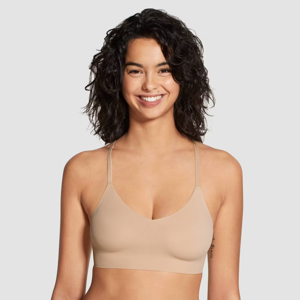True & Co. Women’s Everybody Lace Racerback Bralette-Size:M