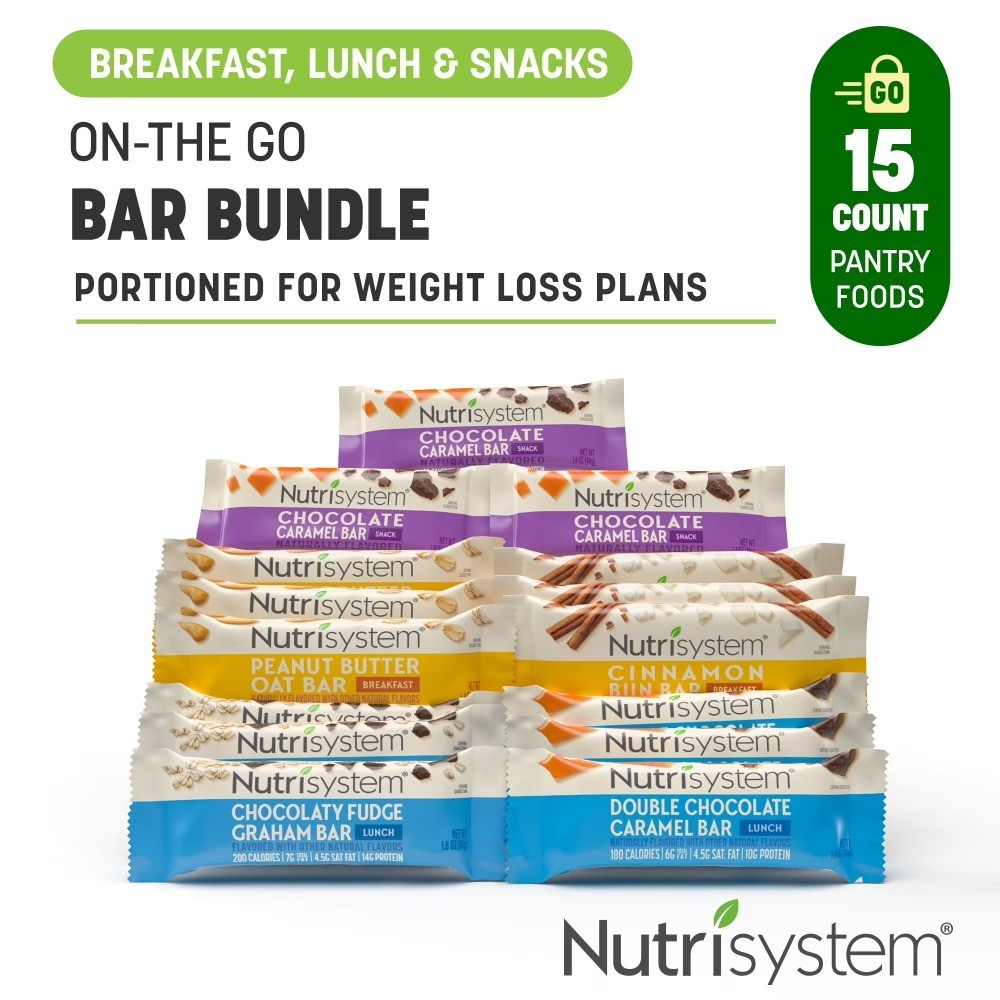 Variety Snack Bars for Weight Loss 15 Count On The Go Energy Bars Pack