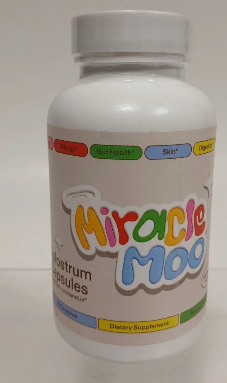 Miracle Moo Mother Natures Colostrum Capsules For Gut Health Immune Support +