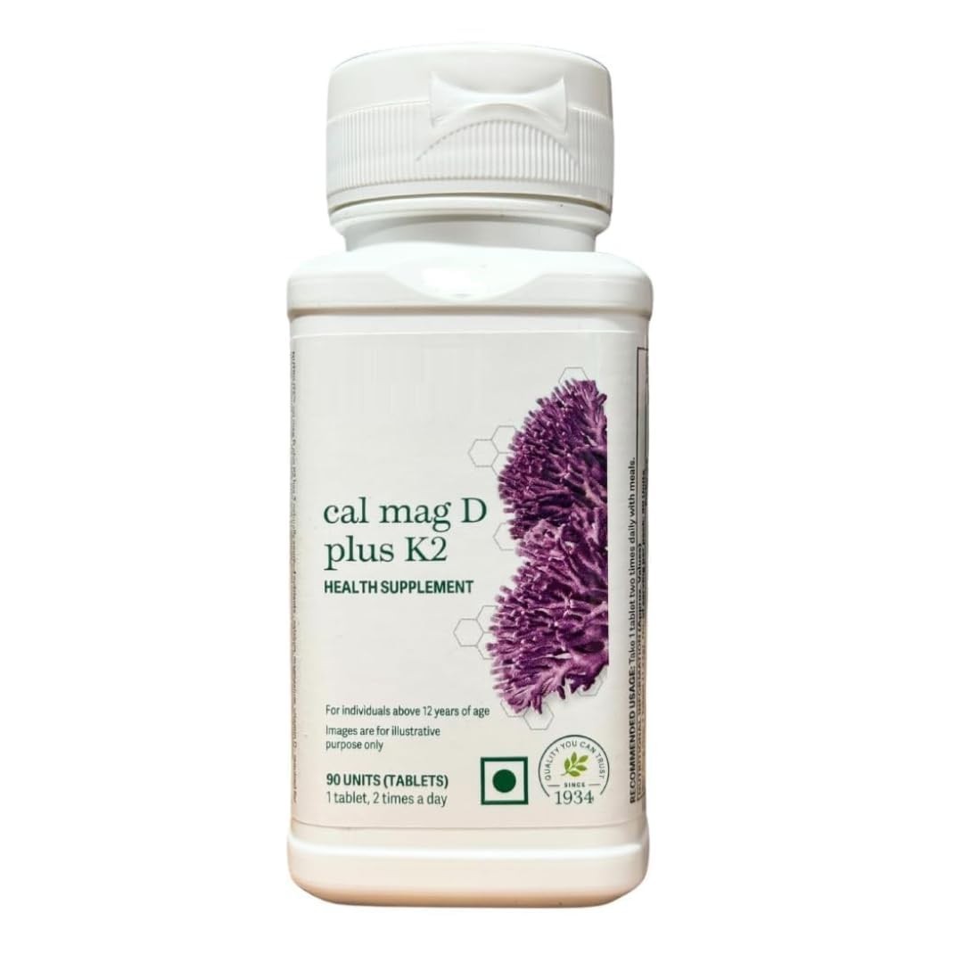 Amway Nutrilite Cal Mag D Plus K2 90 Tablet Strengthen Bones & Joints Calcium