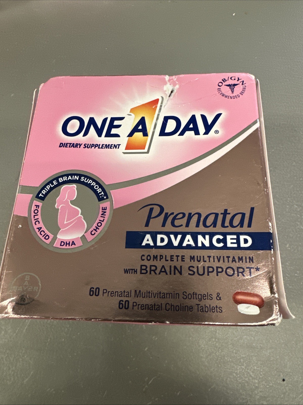 One A Day Prenatal Advanced Multivitamin 60 Softens & 60 Tablets – Exp: 09/26 !