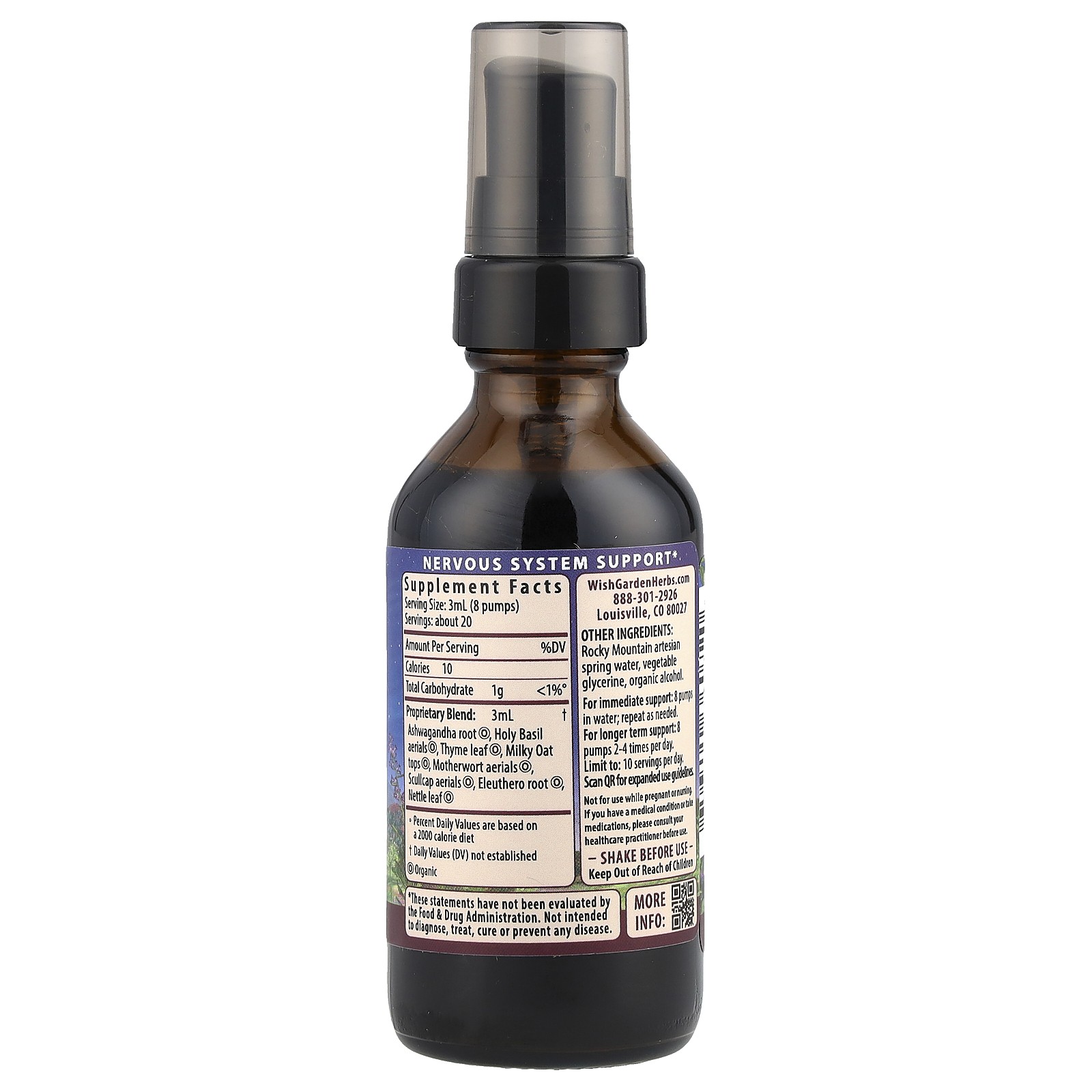 Deep Stress with Ashwagandha, 2 fl oz (59 ml)