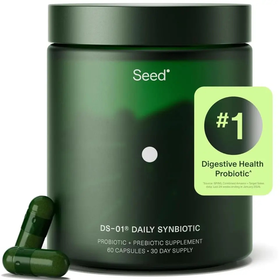 Seed Daily Synbiotic – Digestive & Gut Health – Immune Support – 60ct