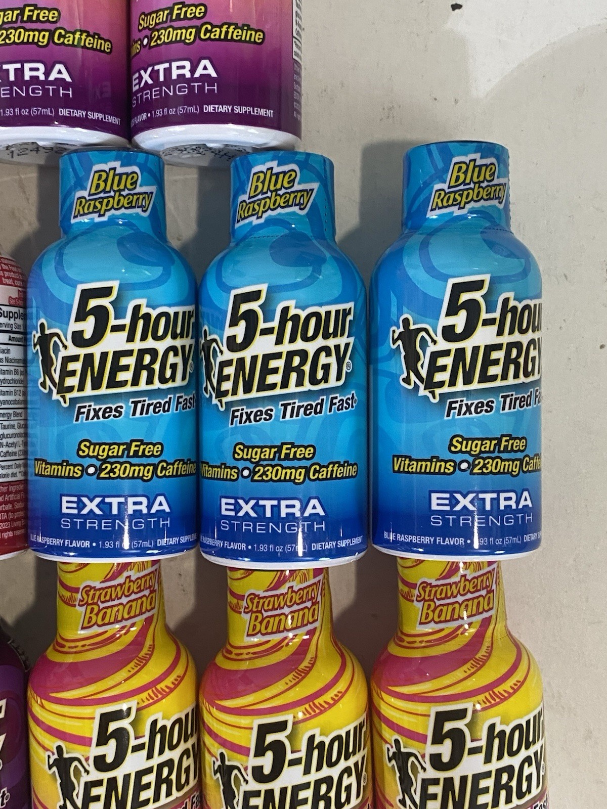 (21) 5-hour Energy Extra Strength, Variety, Energy Shot, 1.93oz. Bulk, 7 Flavors