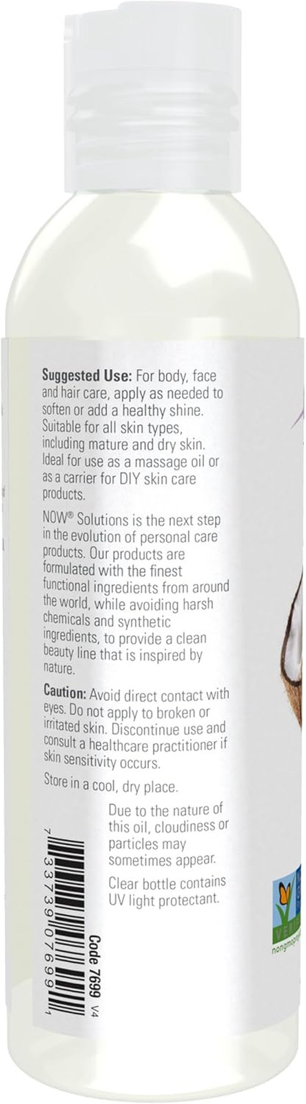 Solutions, Liquid Coconut Oil, Light and Nourishing, Promotes Healthy-Looking Sk